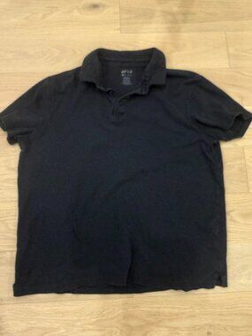 Apt 9 Black/Grey Polo - Size Medium